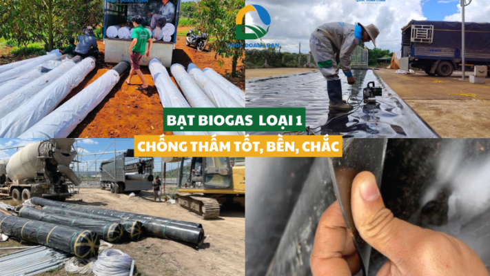 bạt biogas loại 1 bền chắc