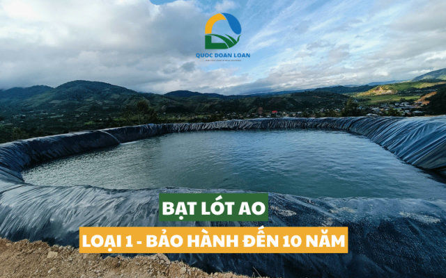 bạt lót ao, bạt HDPE loại 1